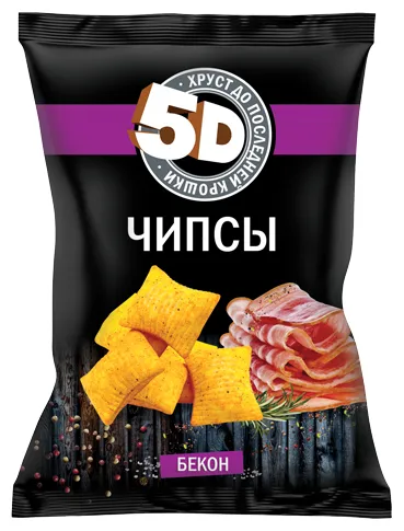 5D Wheat Bacon Chips, 45g