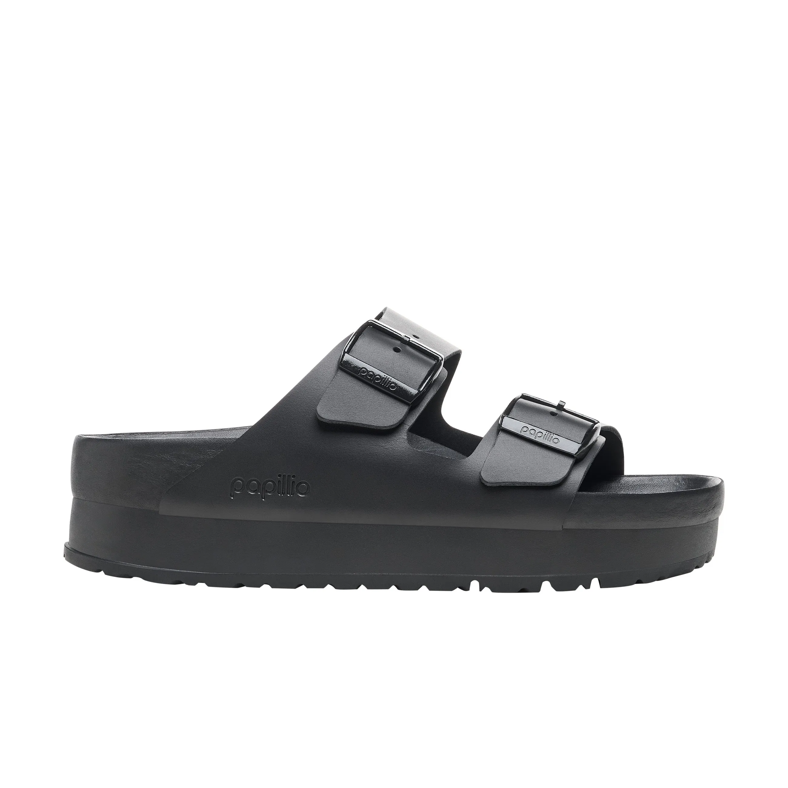 Arizona Exquisite Flex Platform Black Smooth Leather