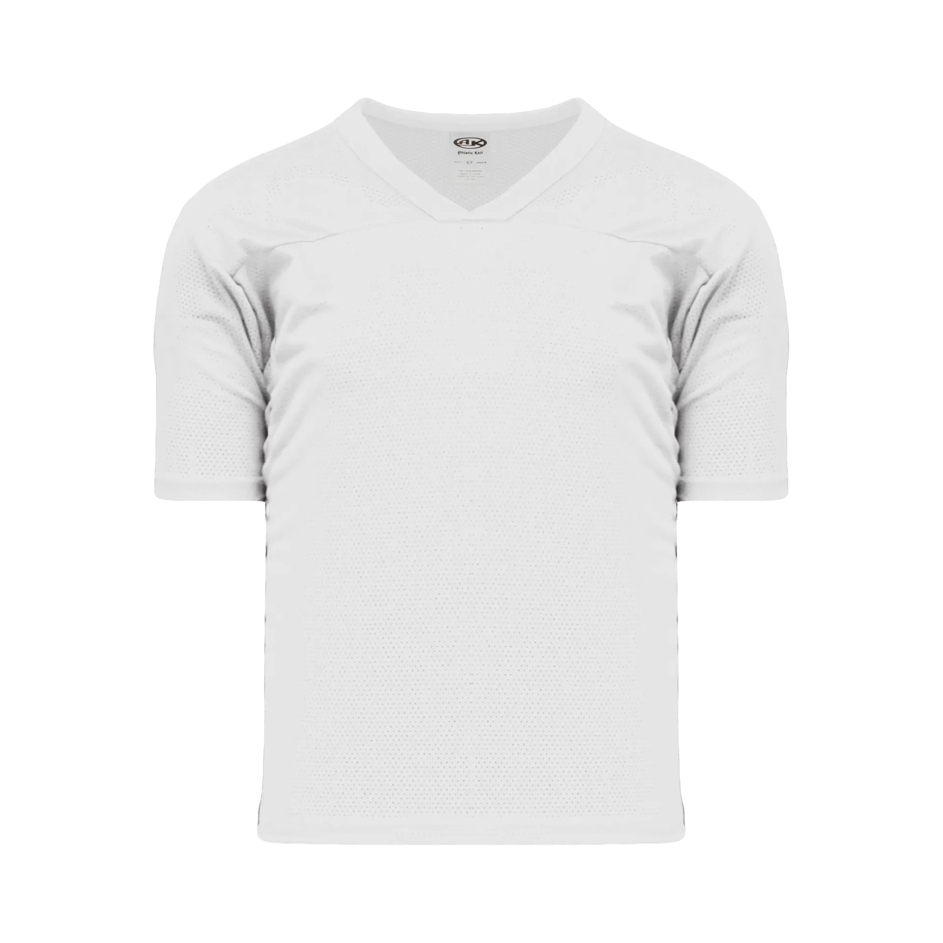 Athletic Knit (AK) TF151-000 White Touch Football Jersey