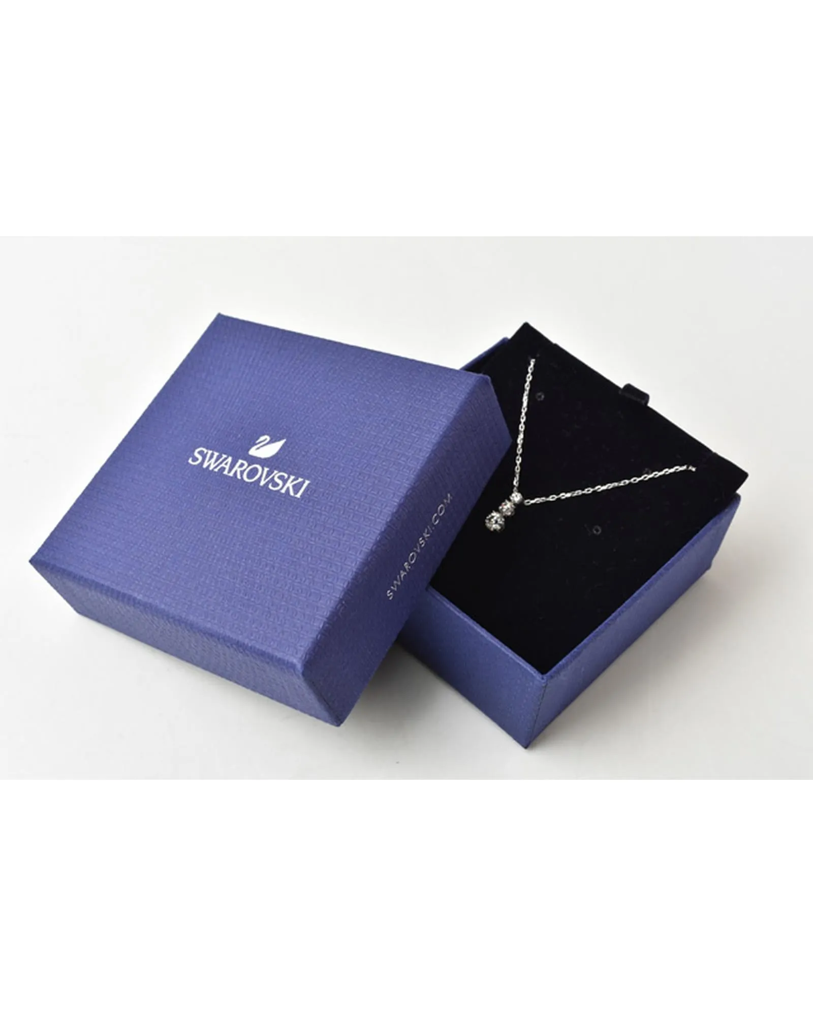 Authentic Swarovski Trilogy Crystal Necklace in Pristine Condition