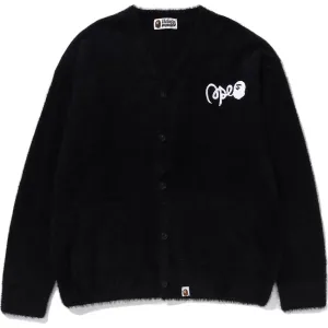 BAPE SHAGGY KNIT CARDIGAN LADIES