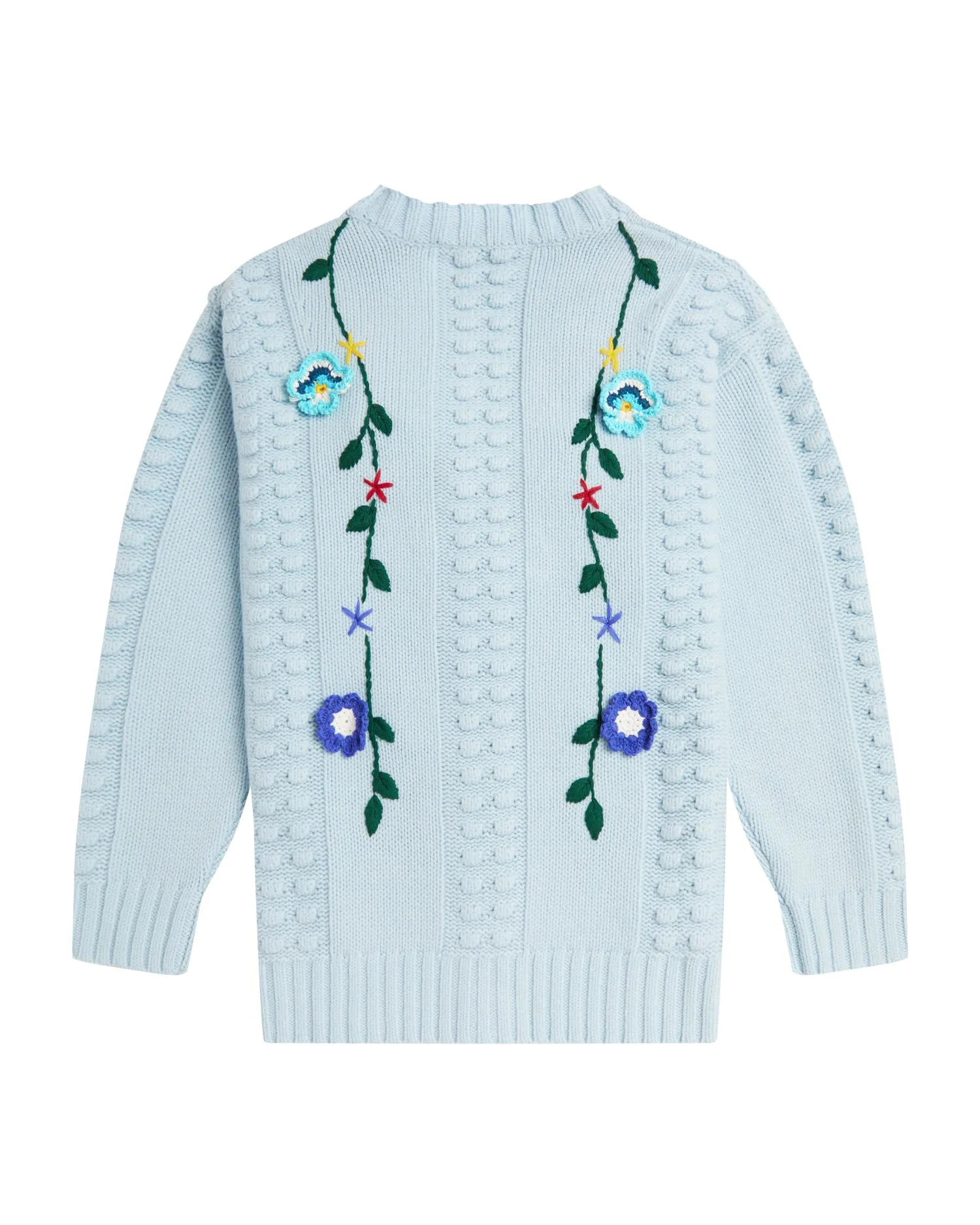 BAPY FLORALCROCHET MIDI CARDIGAN LADIES