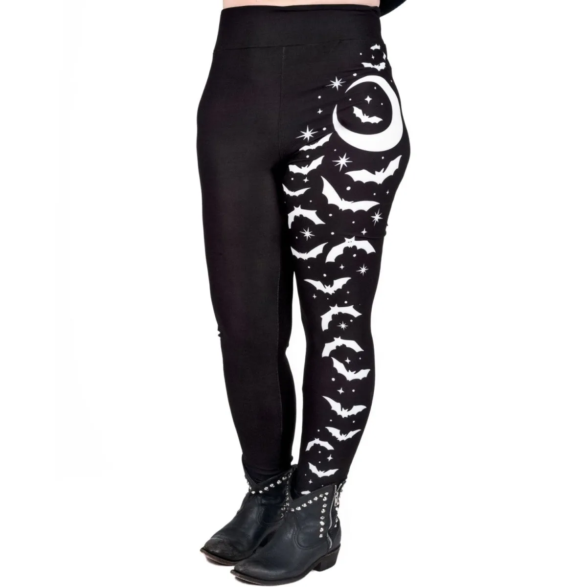 Bats And Stars High Waist Leggings