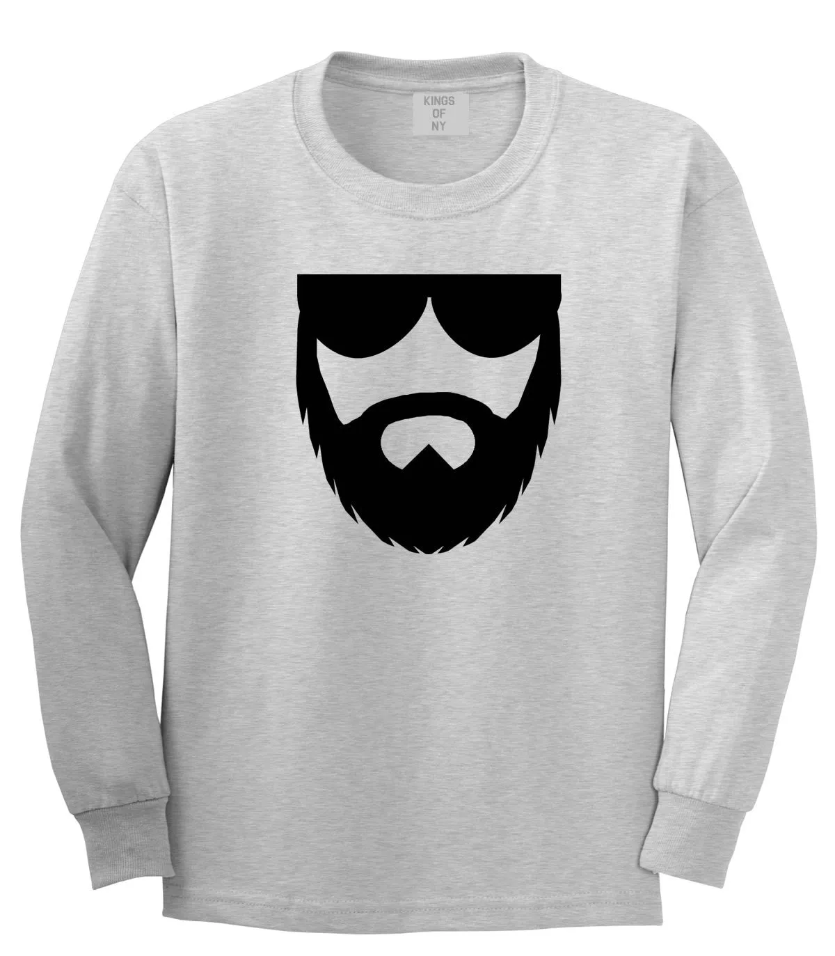 Beard With Glasses Long Sleeve T-Shirt