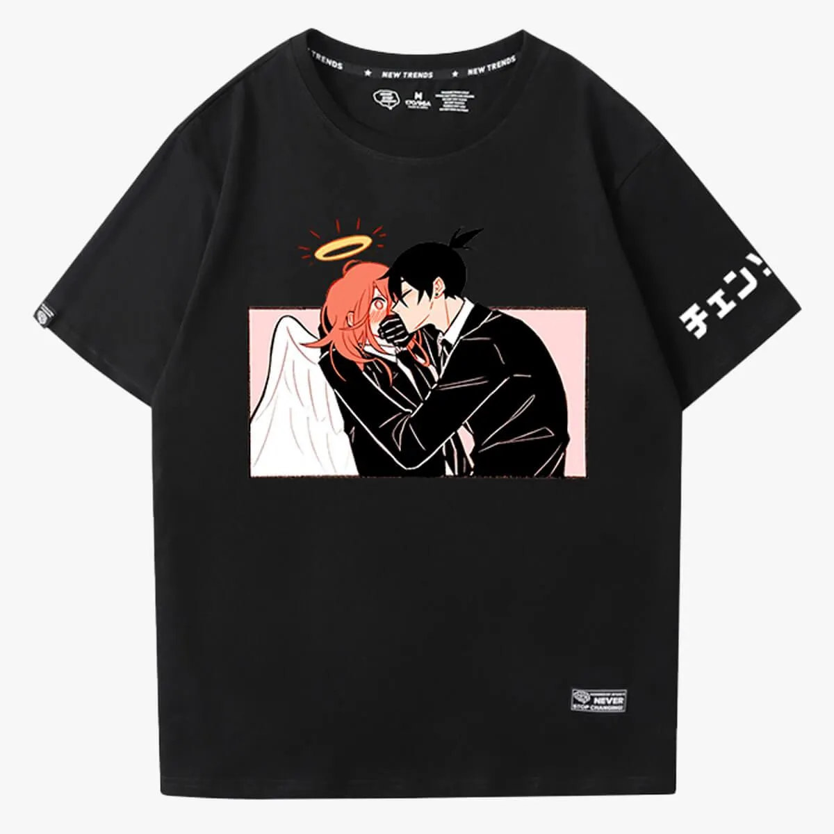 benpaolv Chainsaw Man Akiangel Aki Kissing Angel T-Shirt