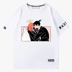 benpaolv Chainsaw Man Akiangel Aki Kissing Angel T-Shirt