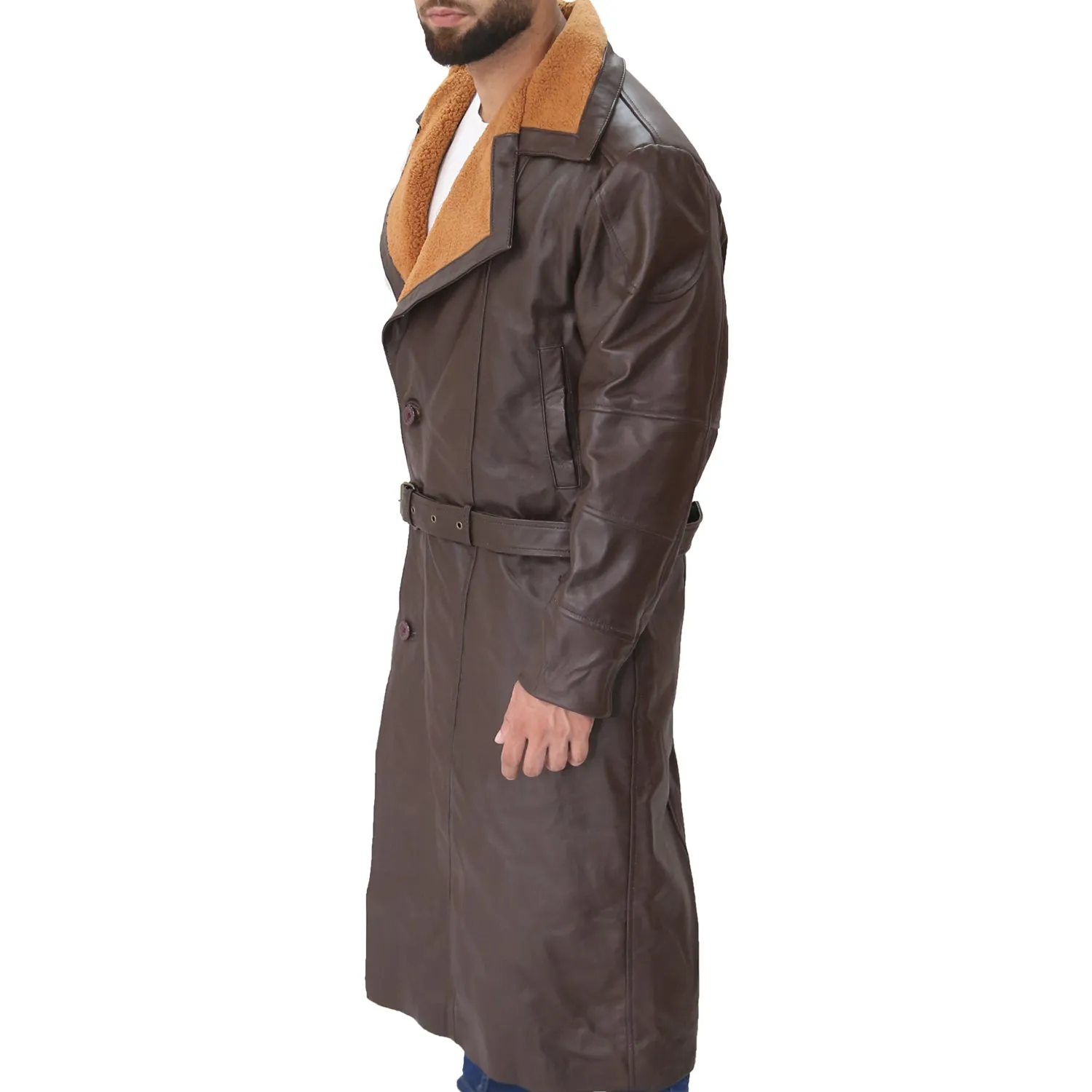 Blade Runner 2049 Ryan Gosling Brown Trench Coat