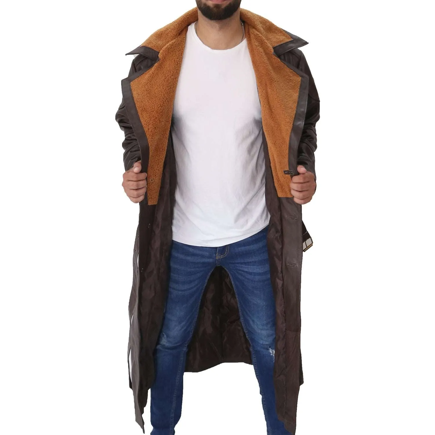 Blade Runner 2049 Ryan Gosling Brown Trench Coat