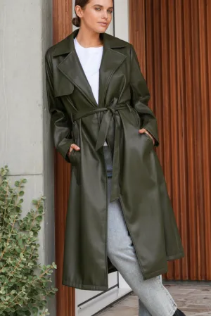 BLAIRE TRENCH - Olive