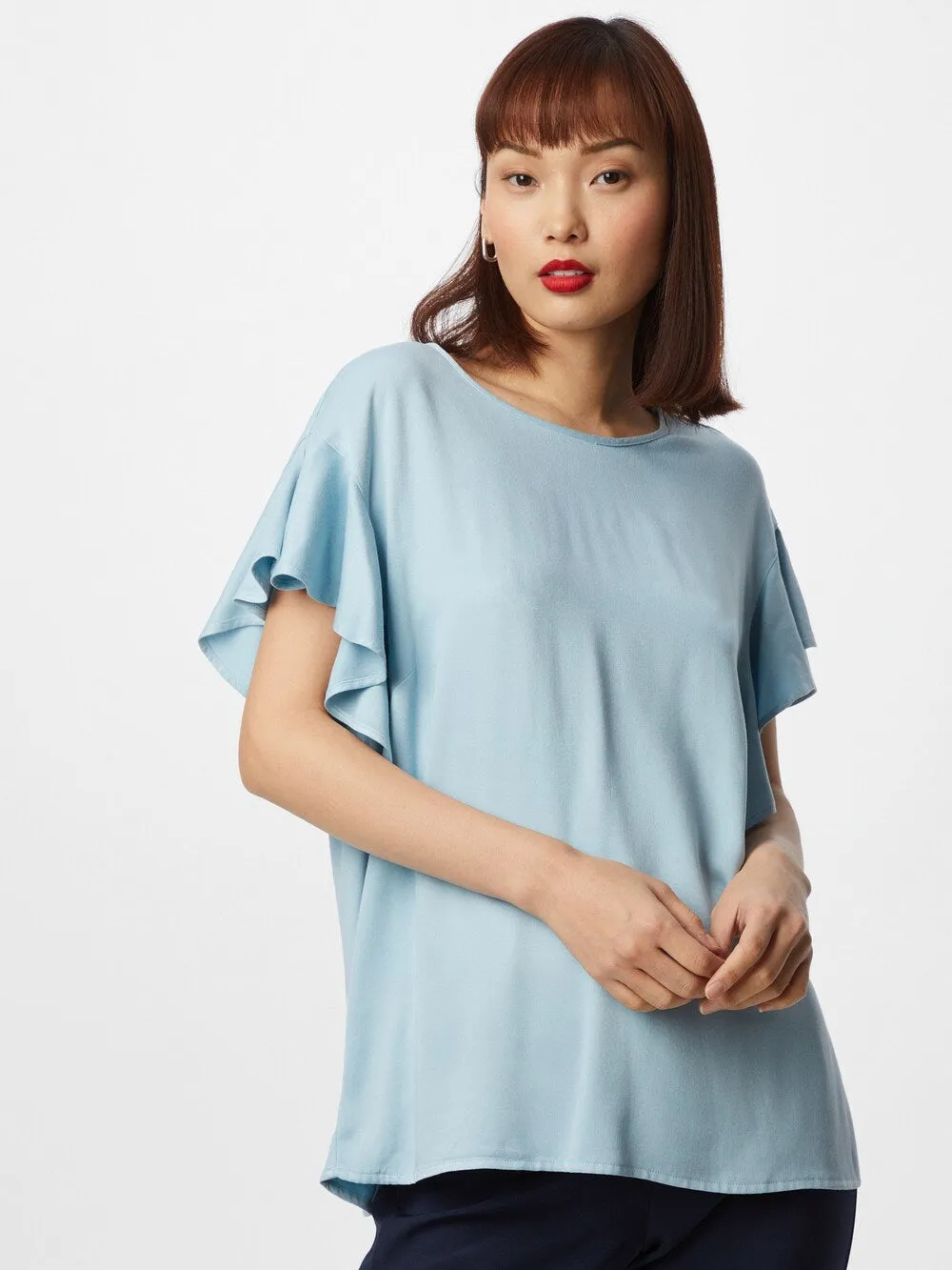 Blouse VILA FANZA, light blue