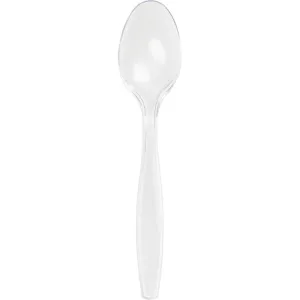 Bulk Clear Bulk Plastic Spoons (600 per Case)