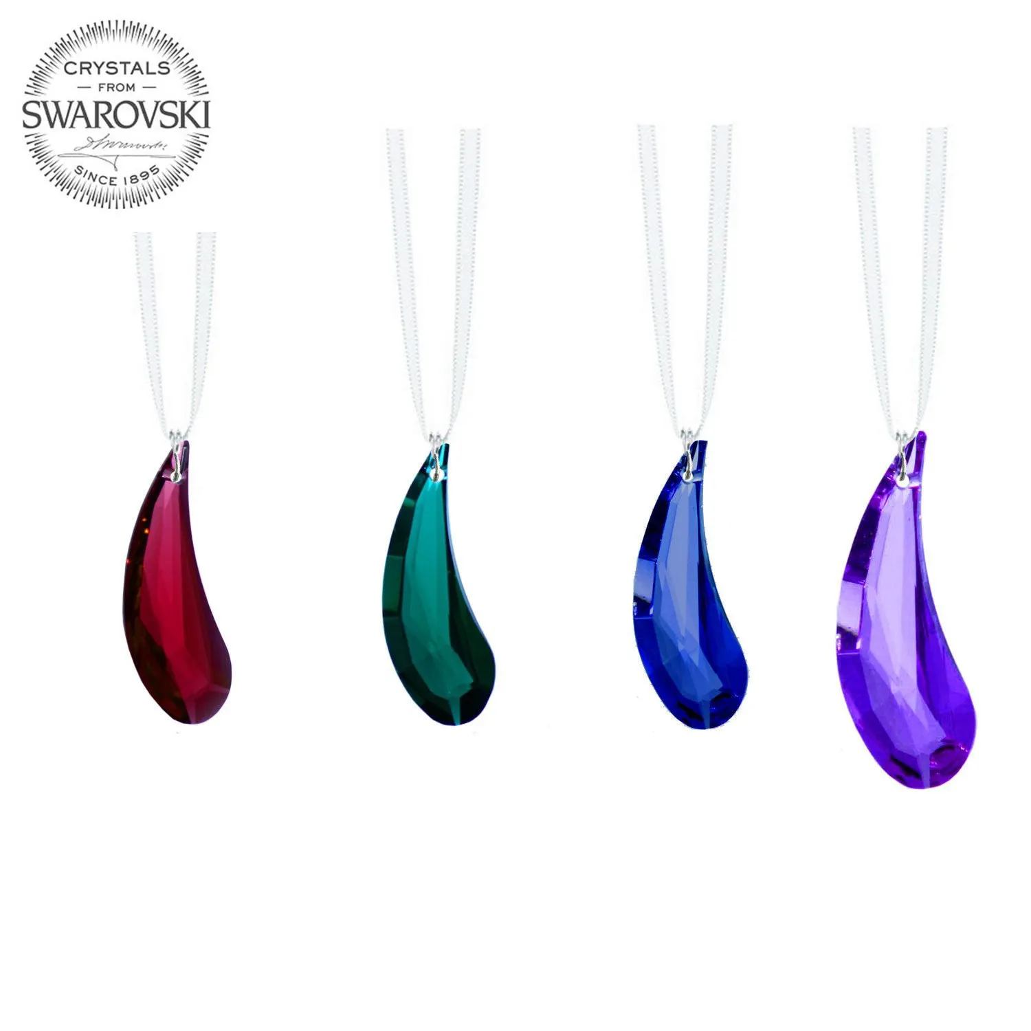 Colorful Swarovski Strass Crystal Fairy Wing Prisms (4 Pcs)