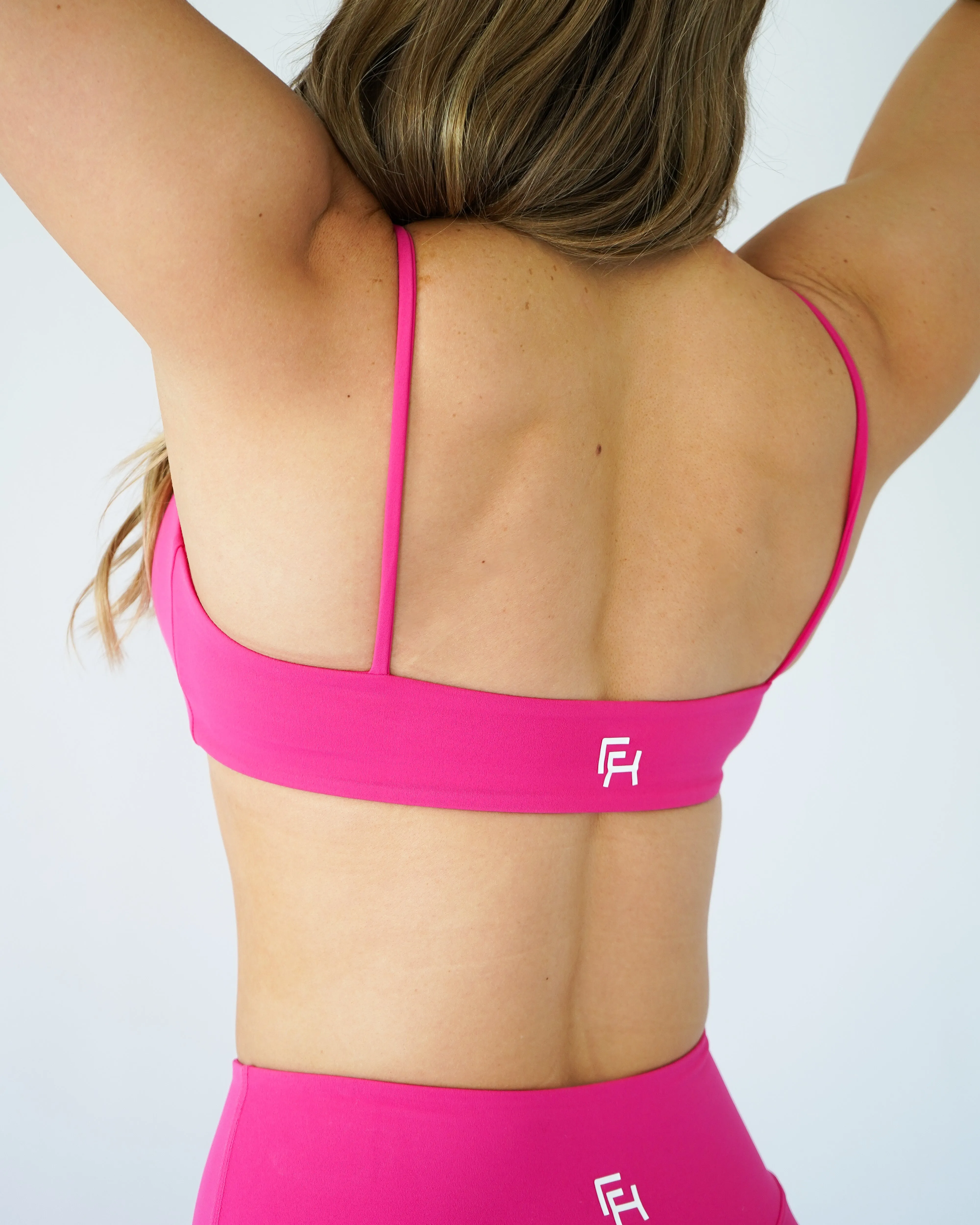 Define Bandeau Sports Bra - Magenta