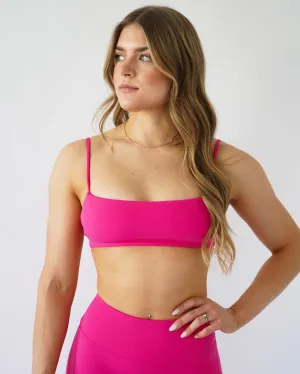 Define Bandeau Sports Bra - Magenta