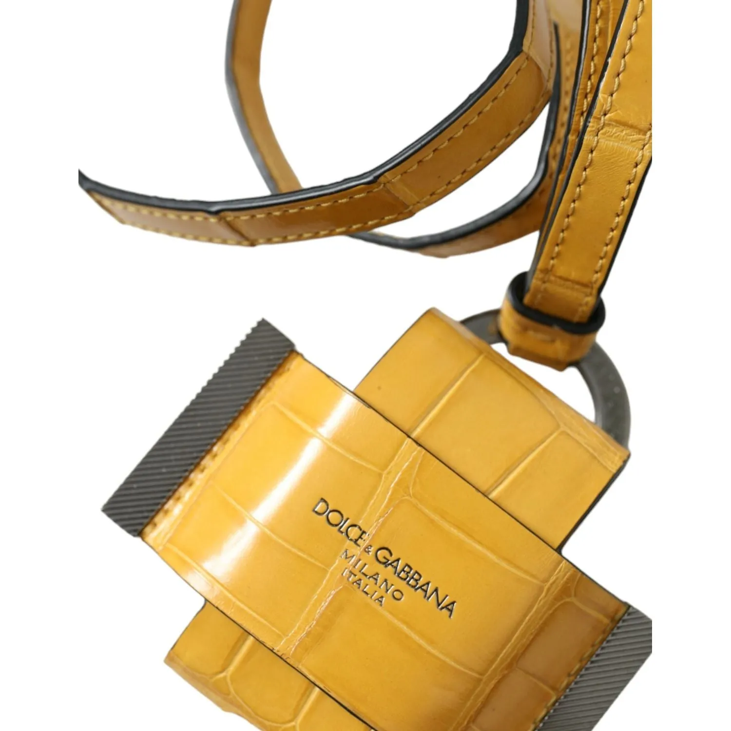 Dolce & Gabbana Exquisite Alligator Leather Key Holder