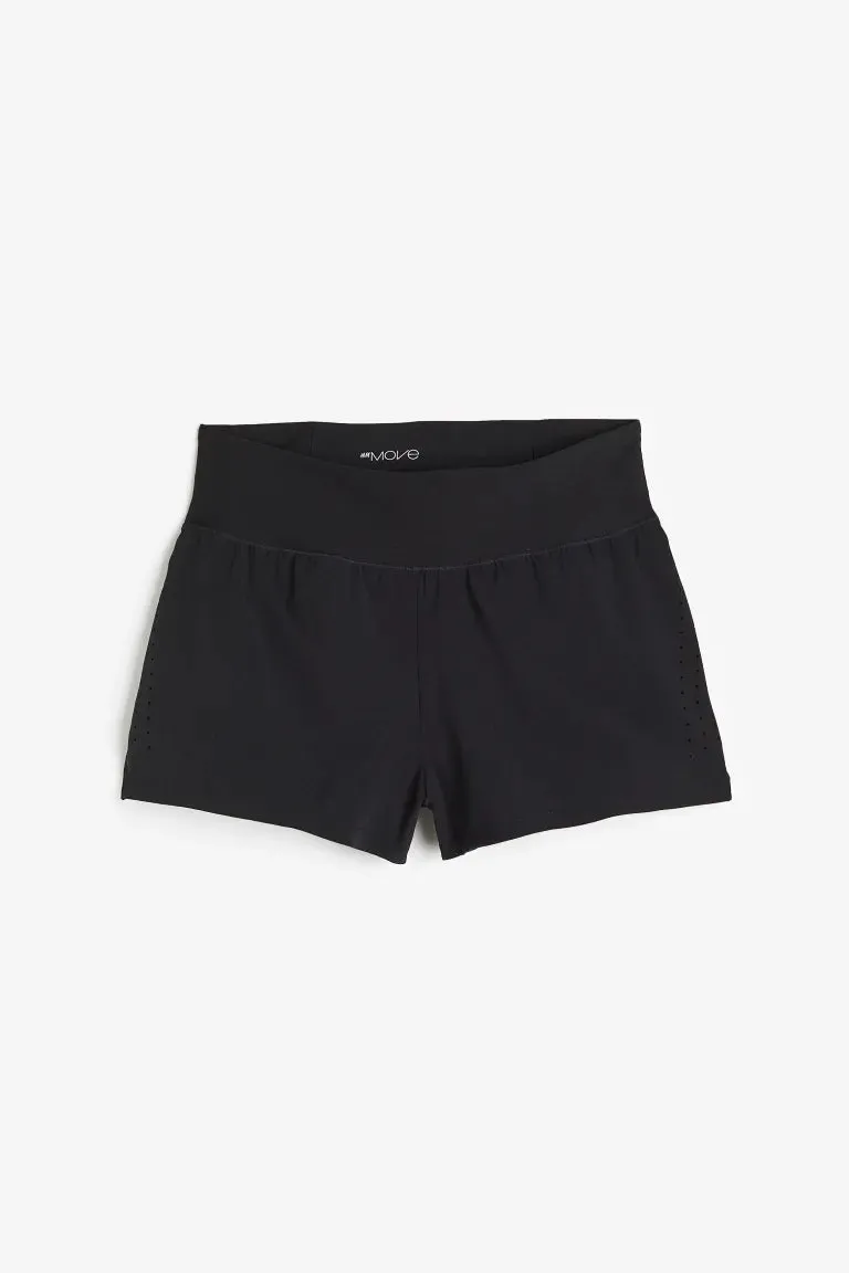 DryMove double track shorts H&M, black