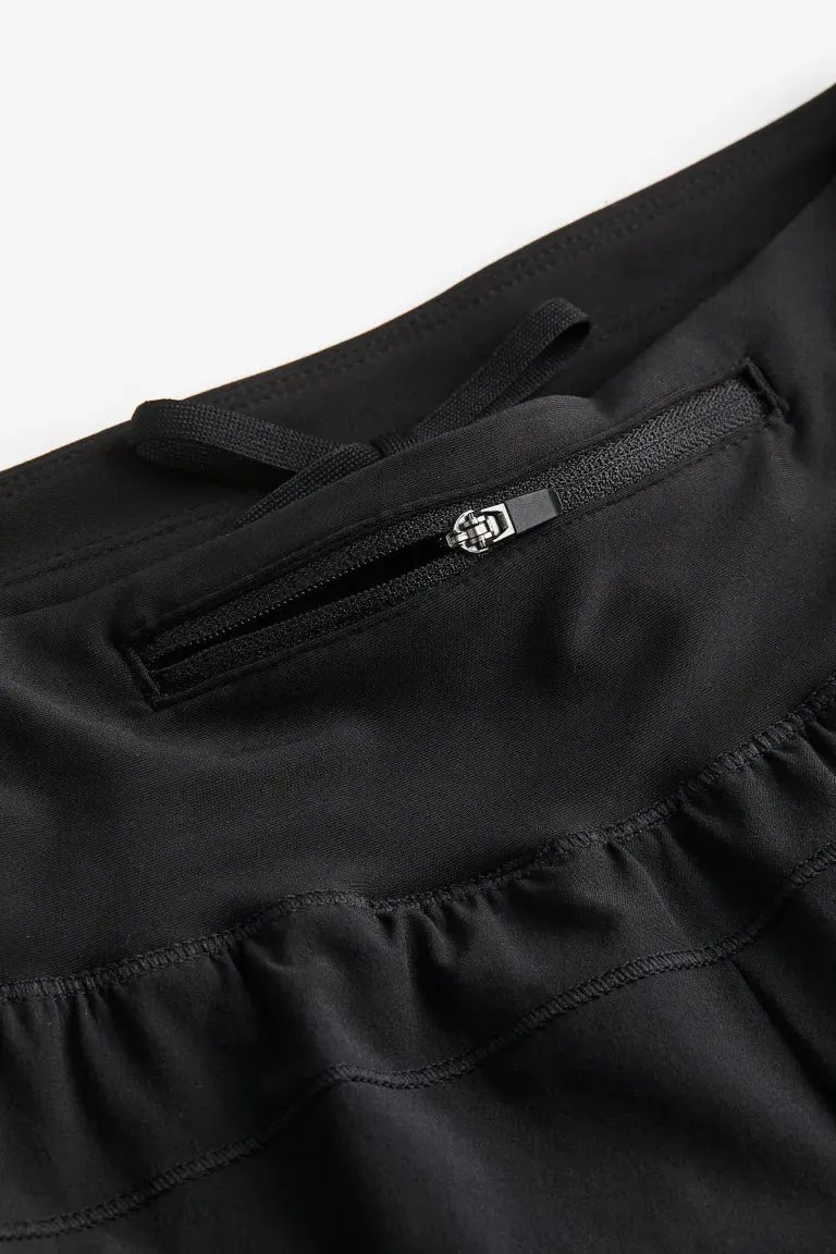 DryMove double track shorts H&M, black