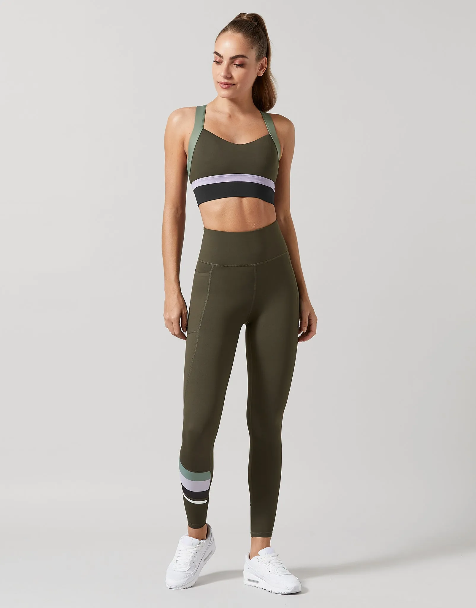 Empire Sports Bra in Olive