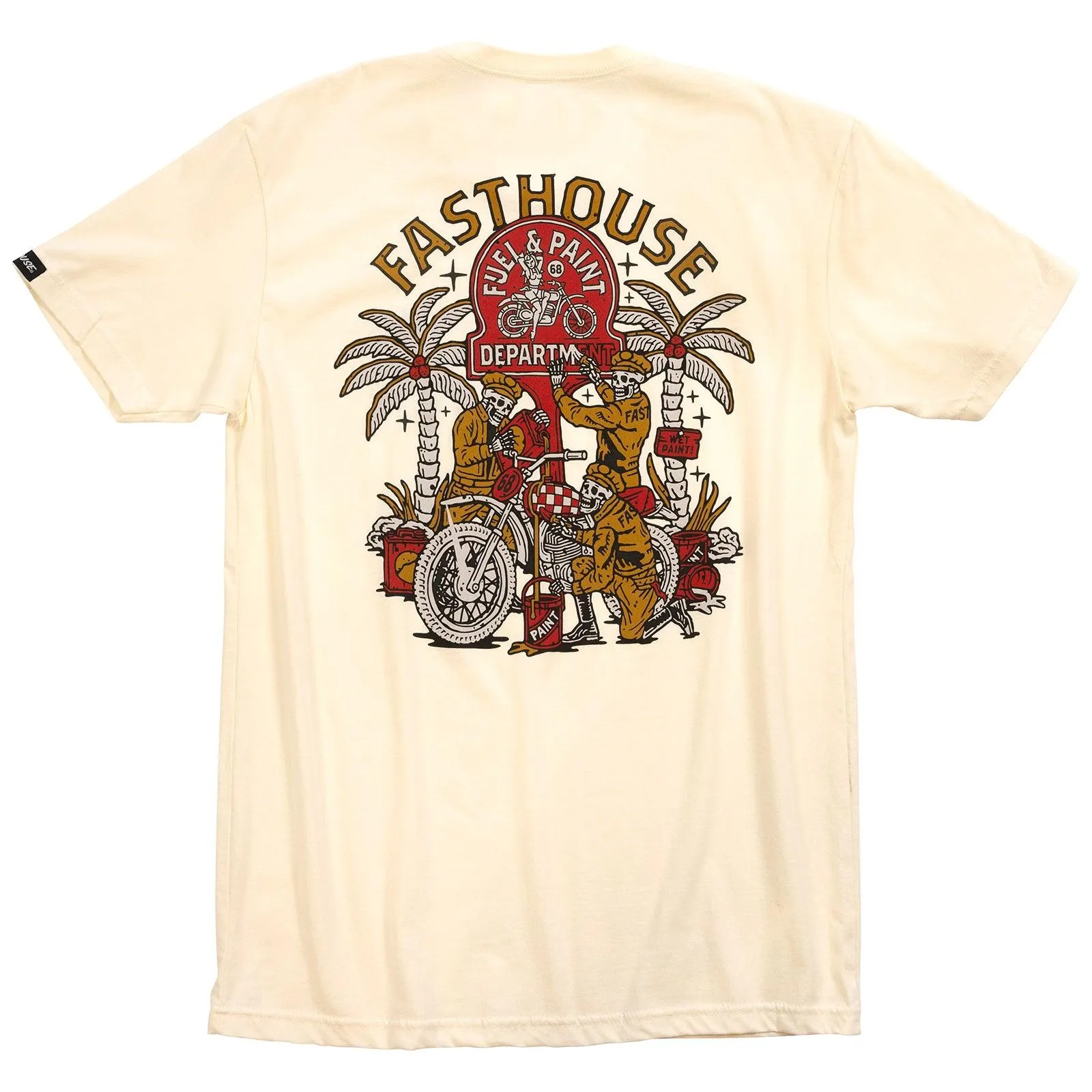 Fasthouse Macabre Tee - Natural