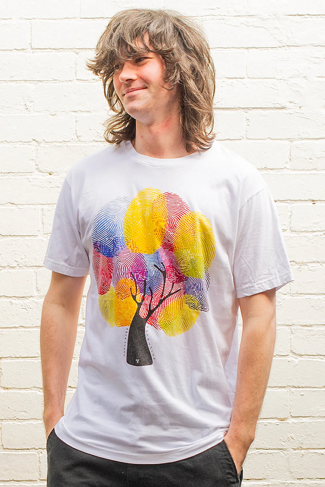 Fingerprint Tree Tree Brand T-Shirt