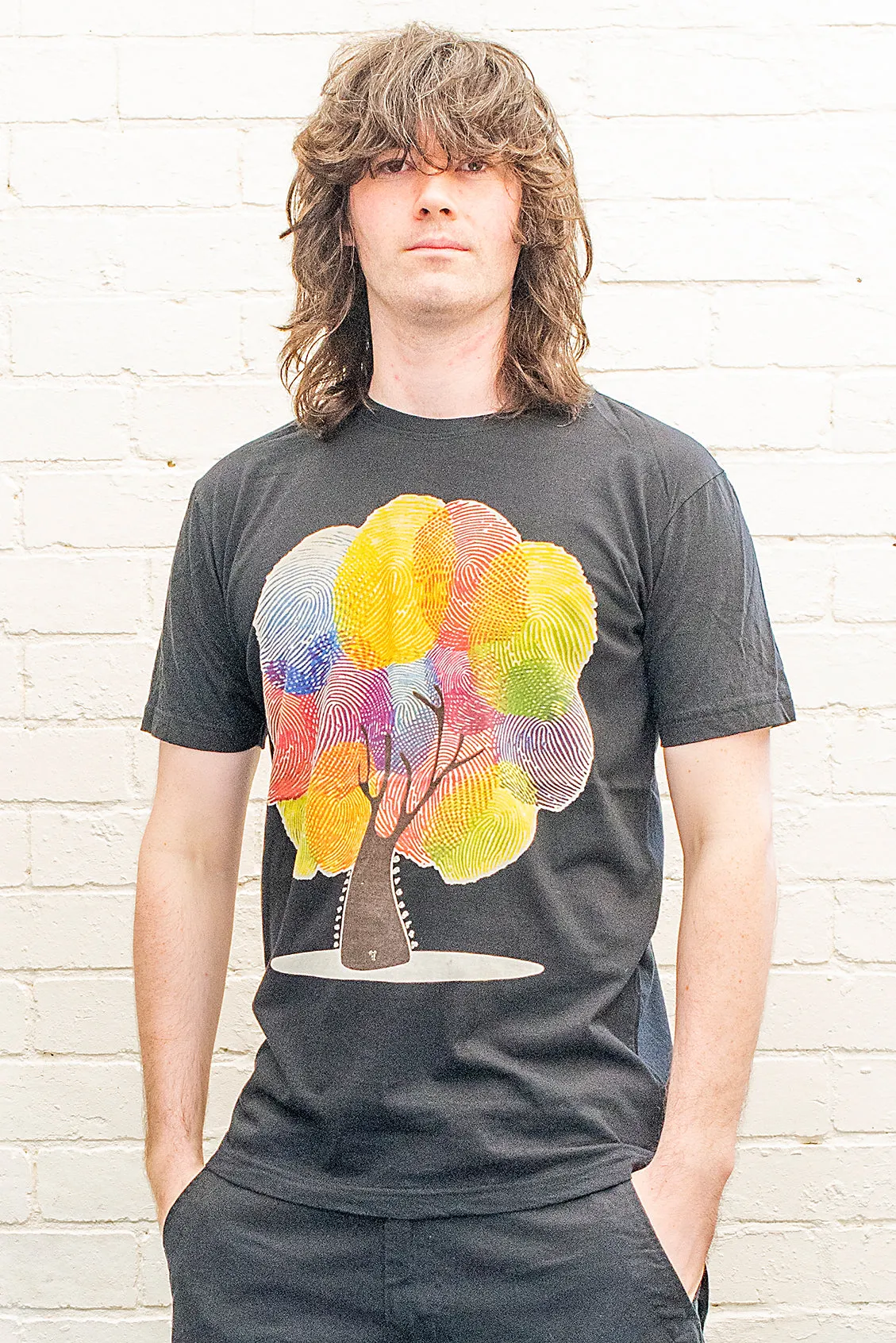 Fingerprint Tree Tree Brand T-Shirt