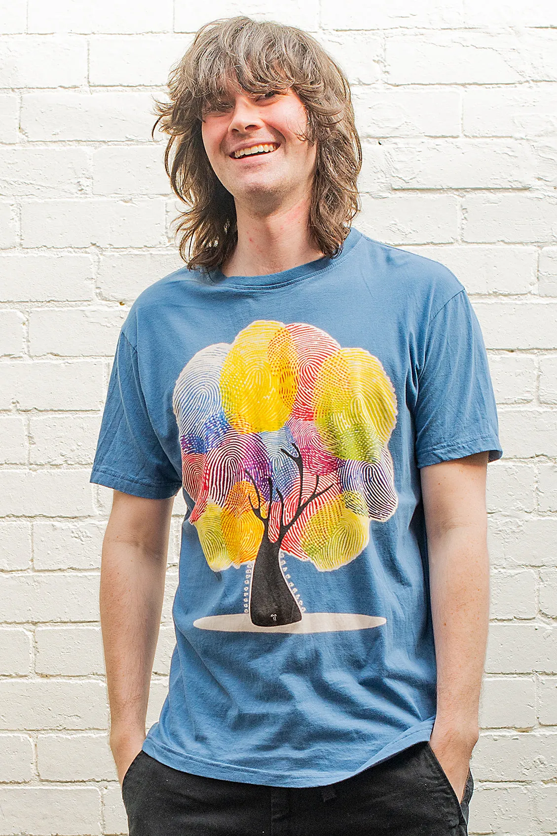 Fingerprint Tree Tree Brand T-Shirt