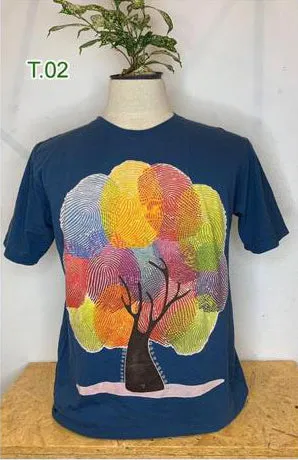 Fingerprint Tree Tree Brand T-Shirt