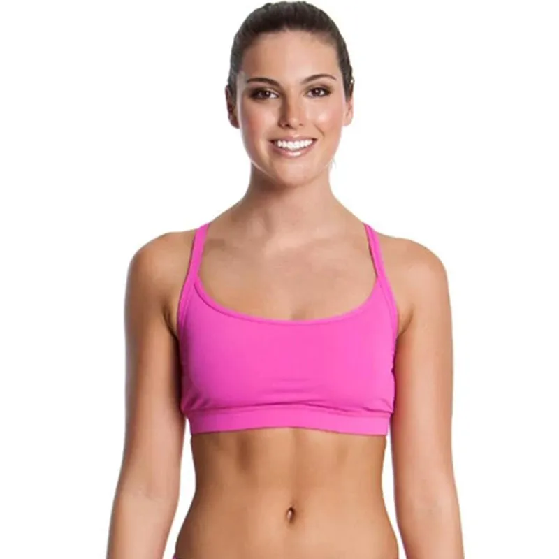 Funkita - Still Pink - Ladies Bikini Sports Top