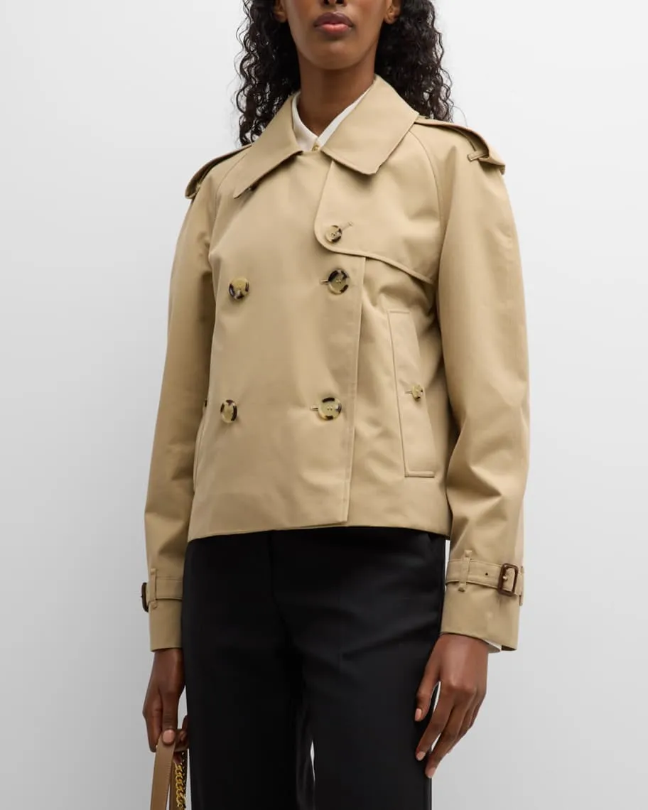 Haltye Burberry short trench coat