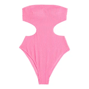 H&M Bandeau swimsuit, pink