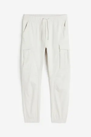 H&M Cargo trousers, white