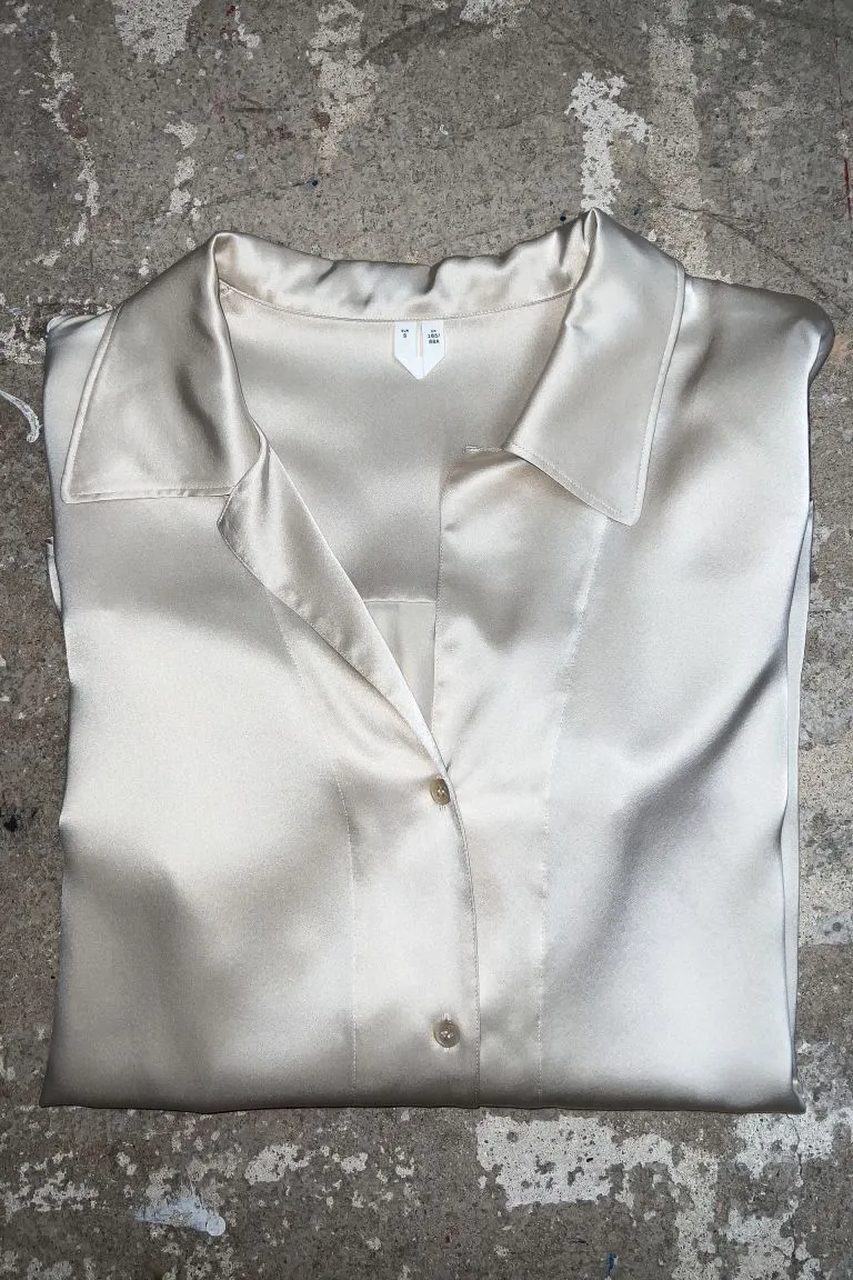 H&M Casual Silk Blouse, White