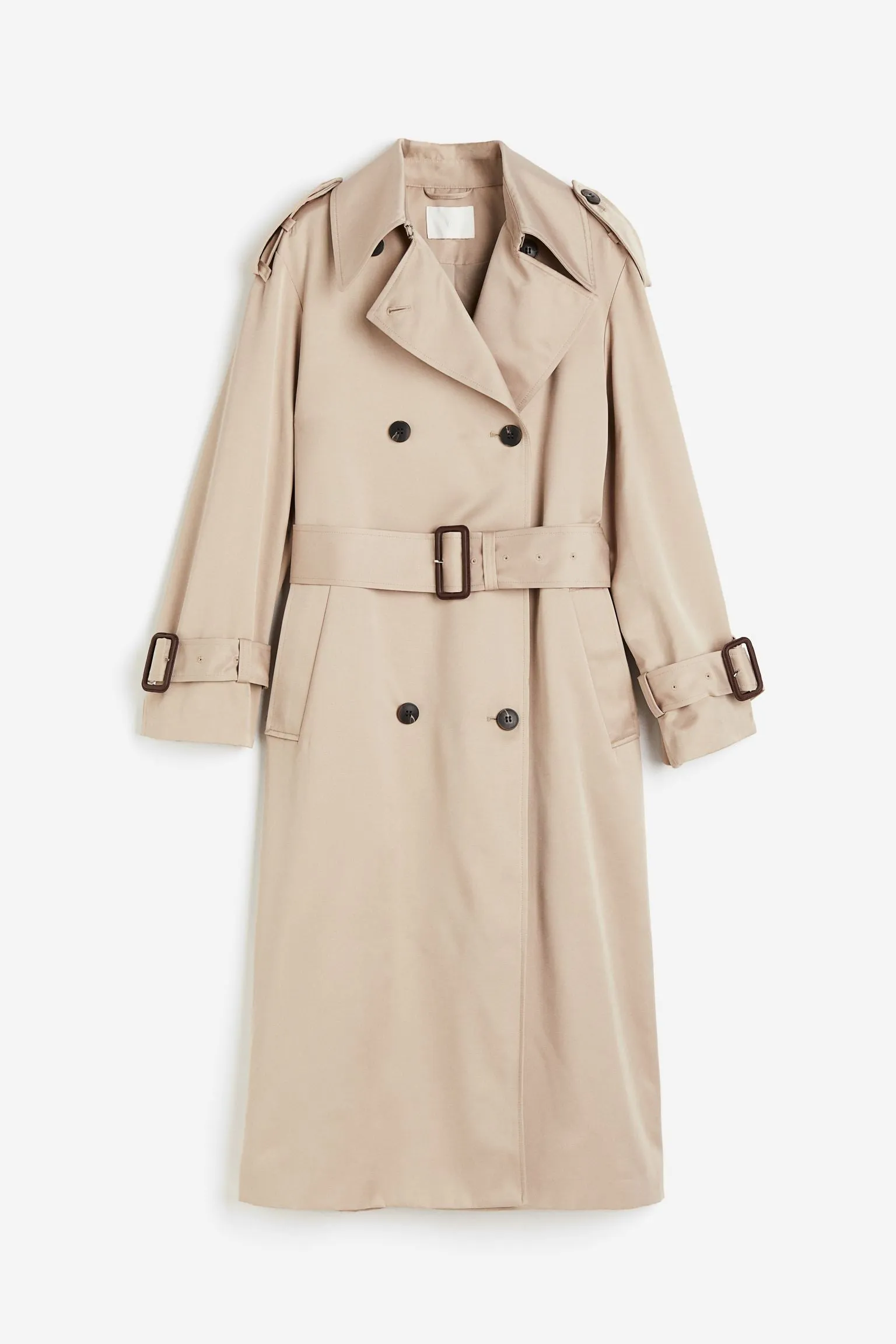 H&M Double-breasted trench coat, beige