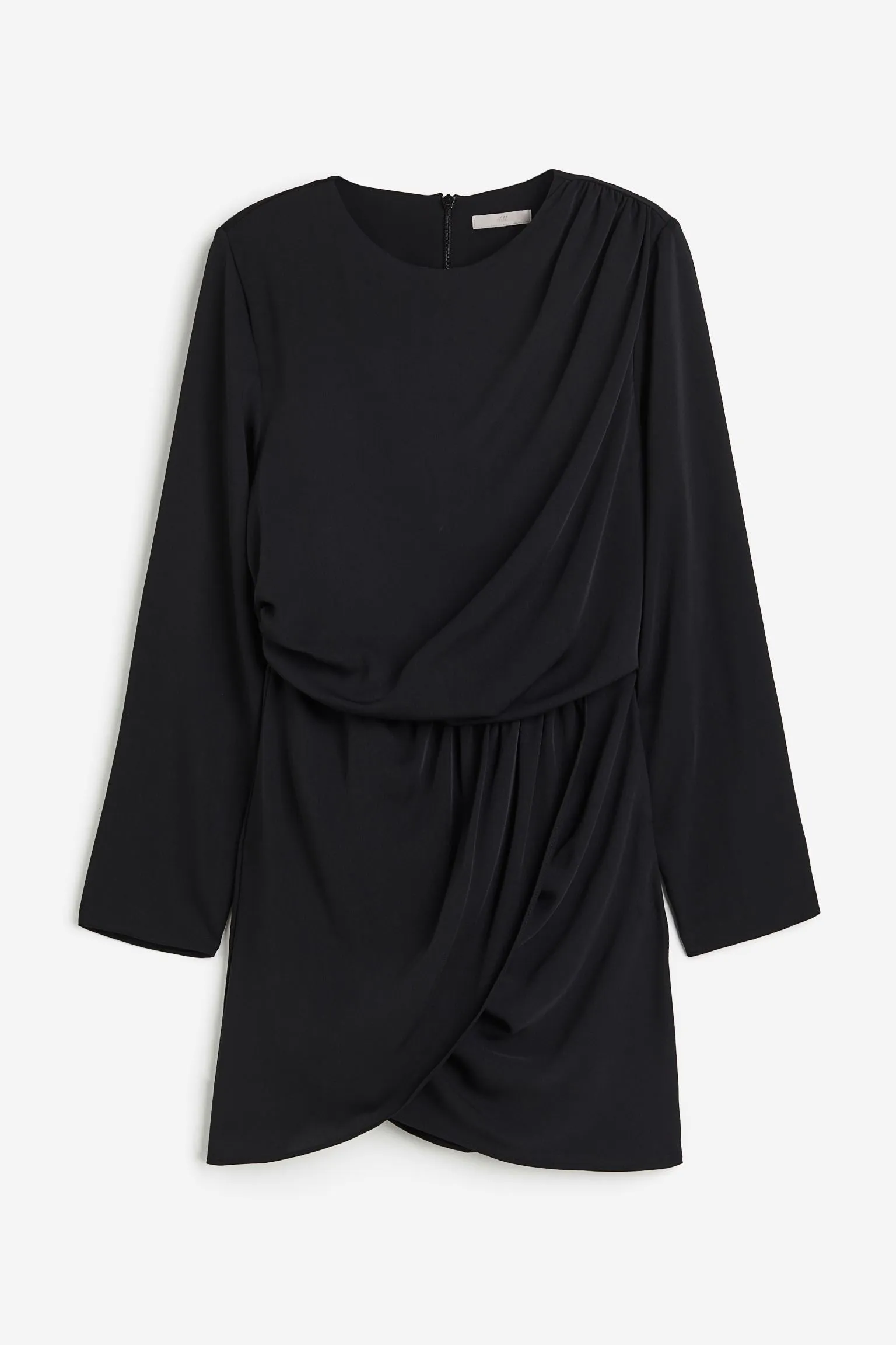 H&M Draped dress, black