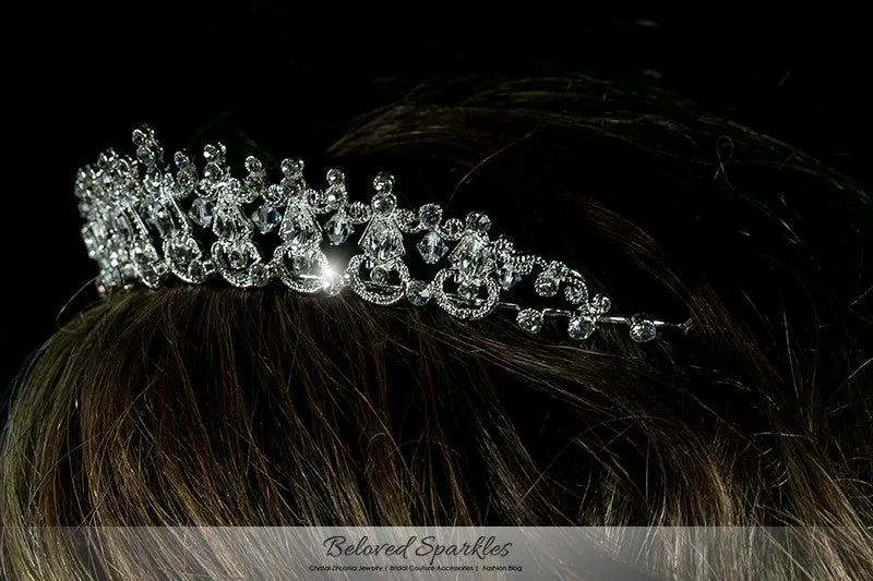 Joanna Art Deco Victorian Swarovski Crystal Tiara.