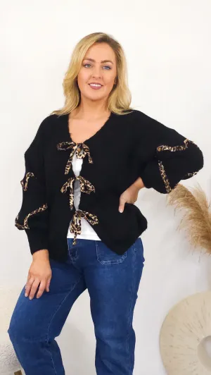 Larissa Black Cardigan