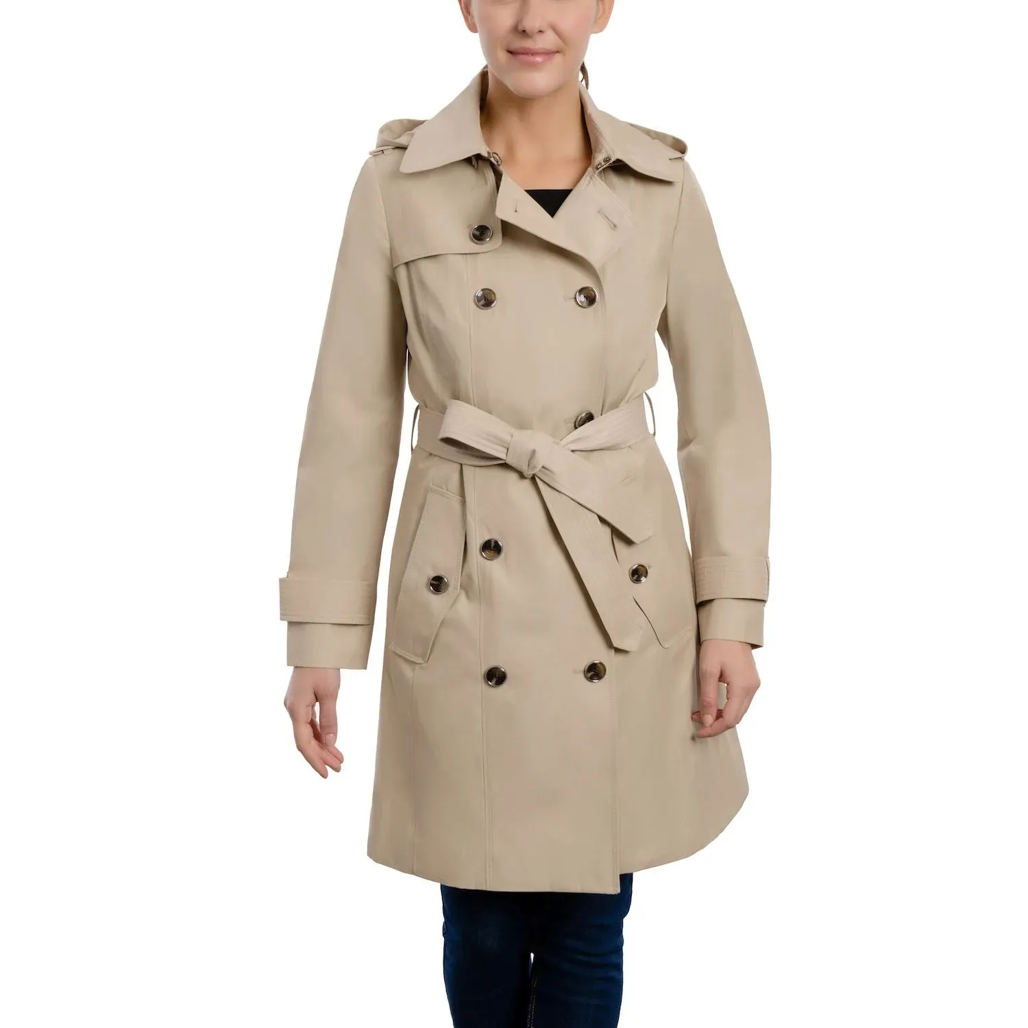 London Fog Women's Double Breasted Trench Coat London Fog