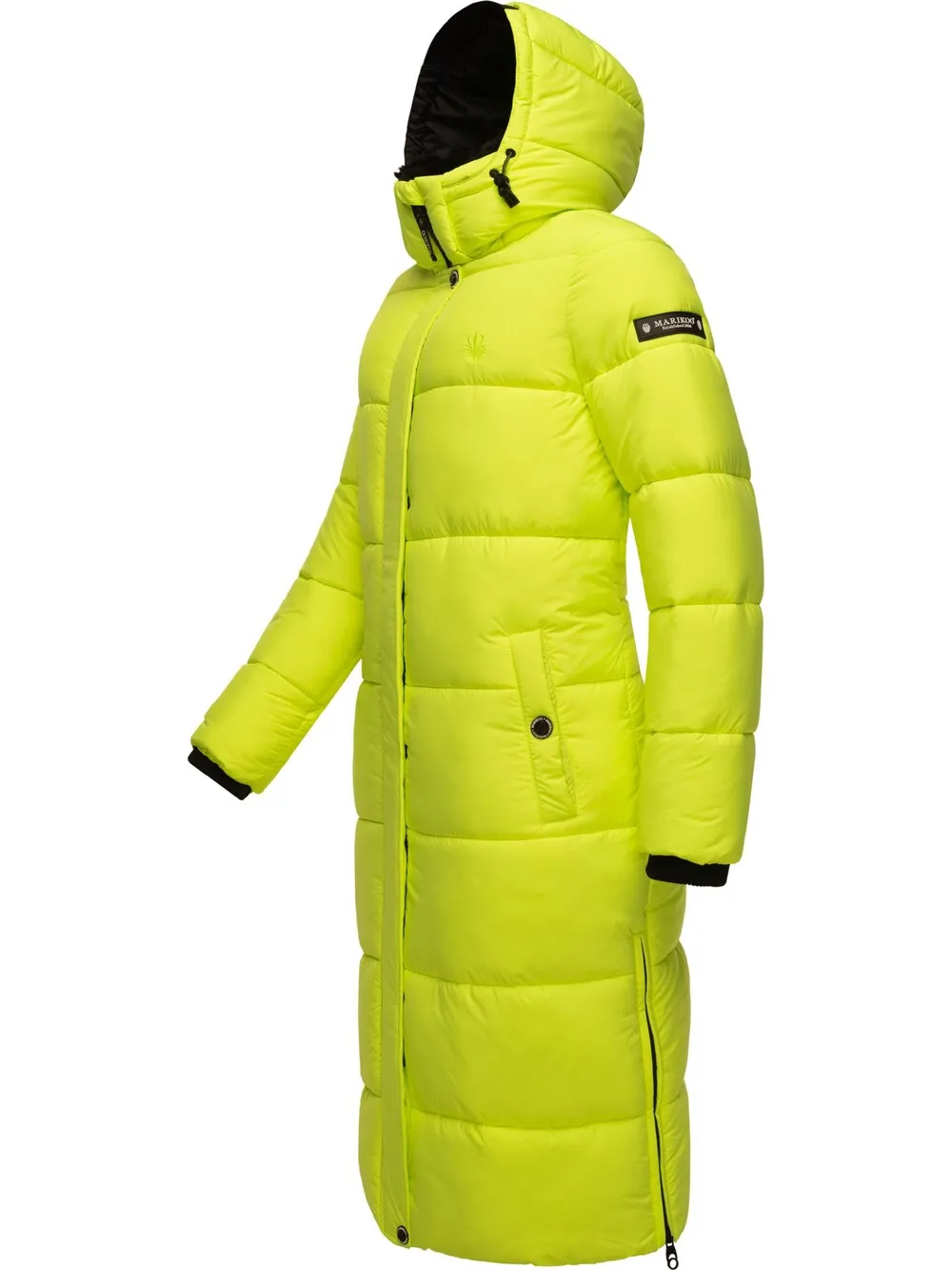 Marikoo raincoat, neon green