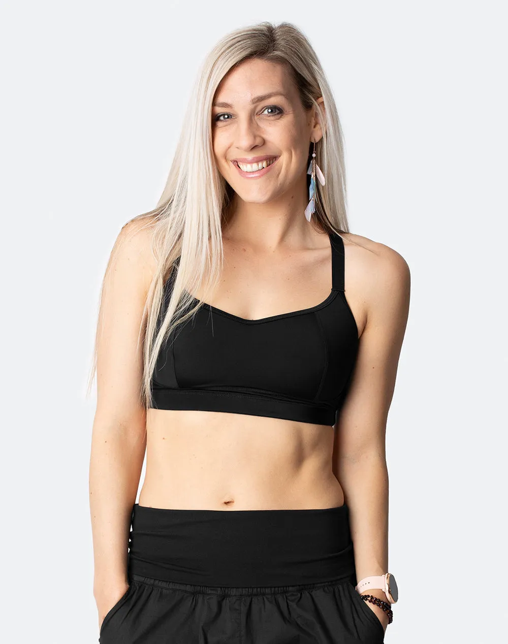 Non BF - High Impact Sports Bra Black