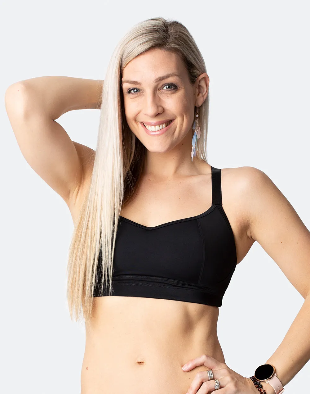 Non BF - High Impact Sports Bra Black