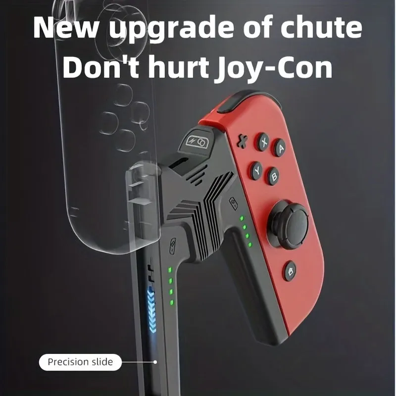 Portable Side Charging Grip for Switch OLED Ultimate Convenience for Gaming on the Go