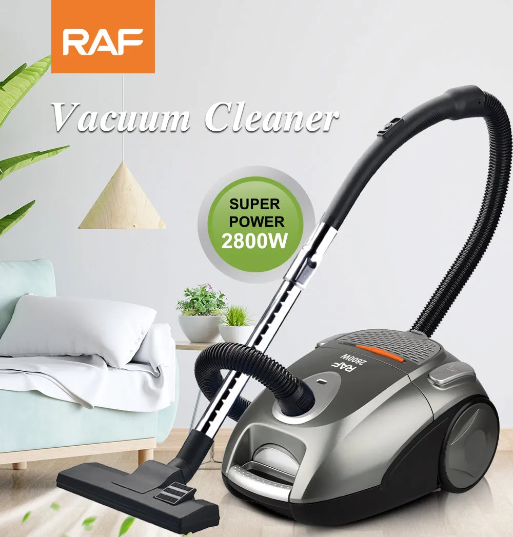 RAF Vacuum Cleaner | 1600w | Speed Variator infinitely | Variable Speed | Washable & Usable bag included | Automatic Cable Convenience | and Simplicity