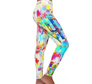 Splattered Symbol Women's Leggings