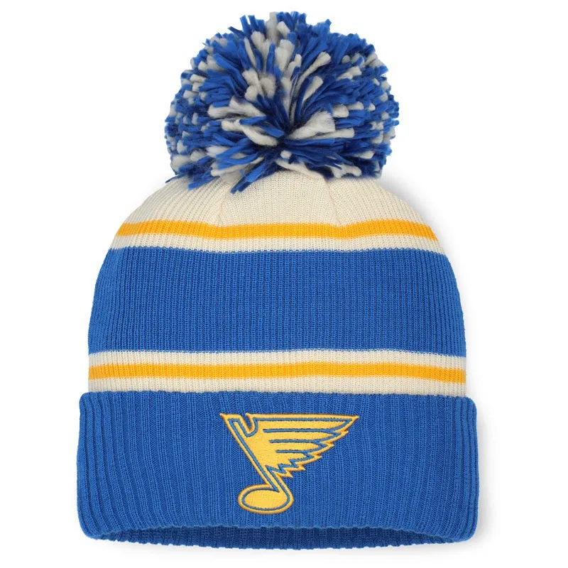 ST. LOUIS BLUES FANATICS WINTER CLASSIC PATCH POM KNIT - MULTI