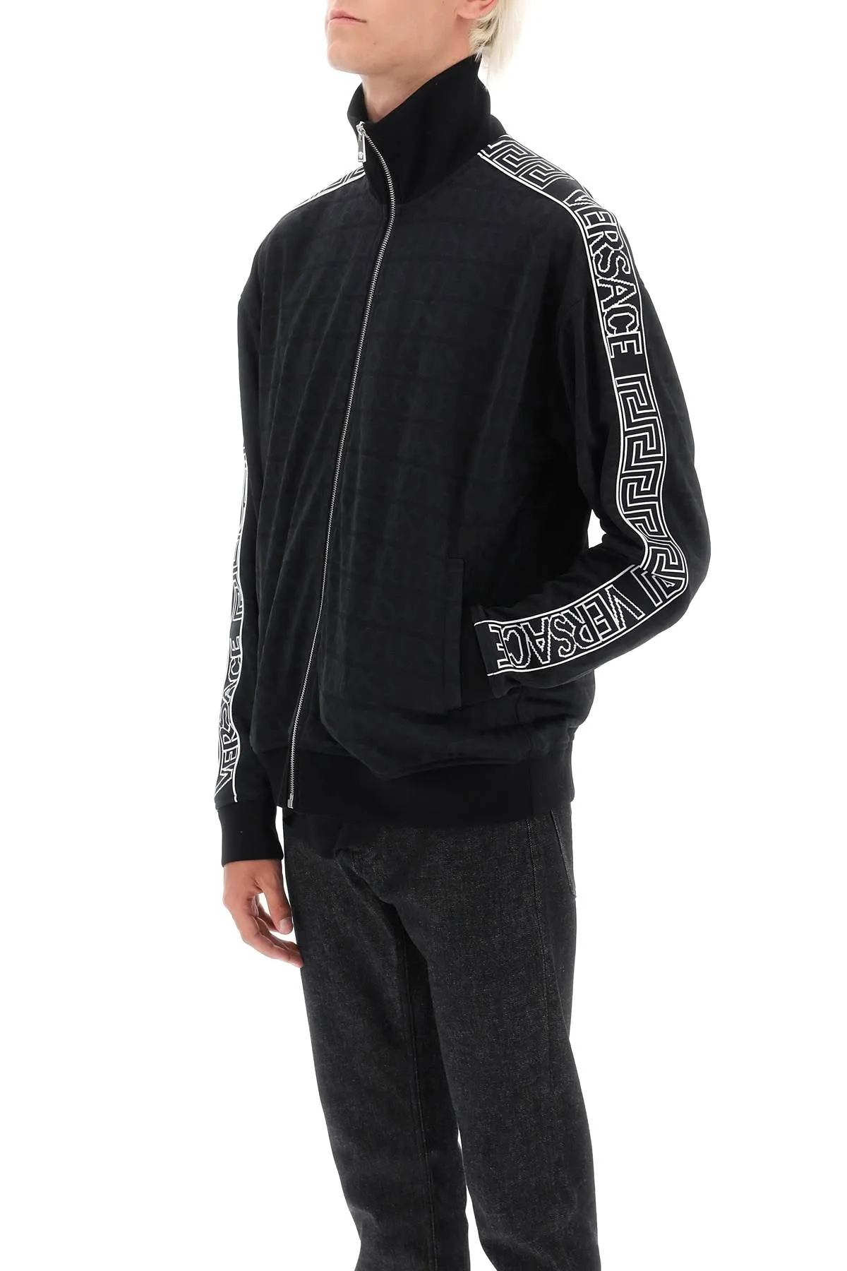 Techno Versace Allover Track Sweatshirt