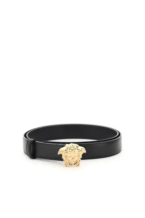 Versace 'la Medusa' Leather Belt