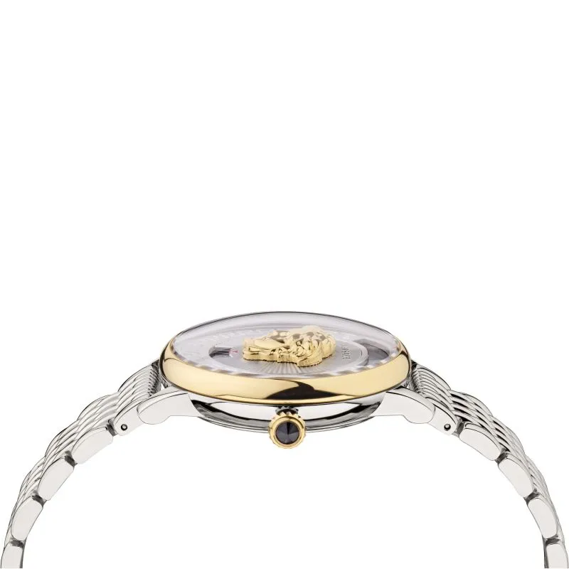 Versace Medusa Icon Ladies Silver Watch VEZ200321