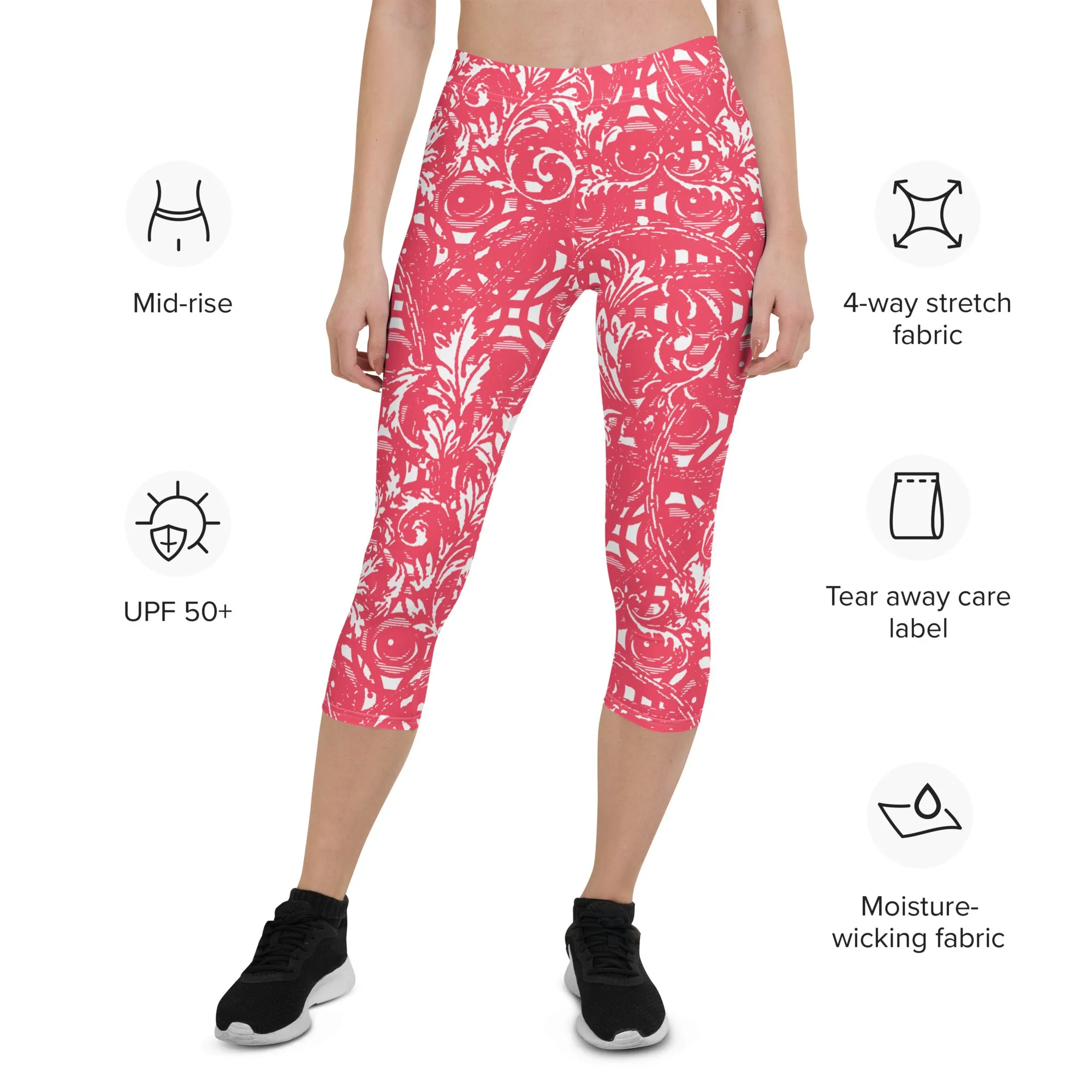 VersacEYEZ Pink Capri Leggings