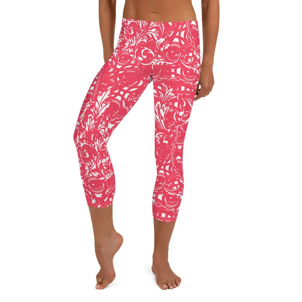 VersacEYEZ Pink Capri Leggings