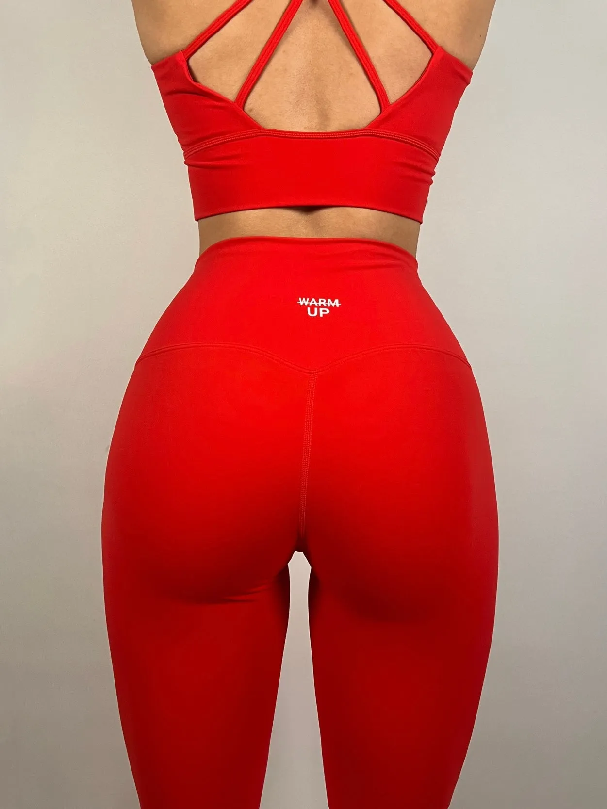 Vibrant Red Leggings